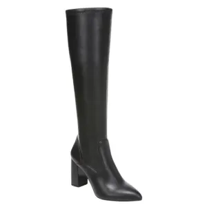 Franco Sarto Women Katherine Block Heel Pointed Toe Knee High Boots Black Size 9