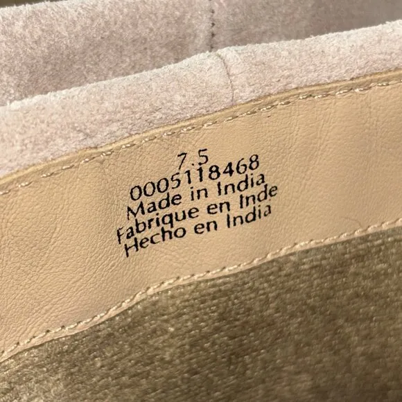 Free People Felicity Foldover Shaft Knee High Boots Suede Tan Beige Size 7.5