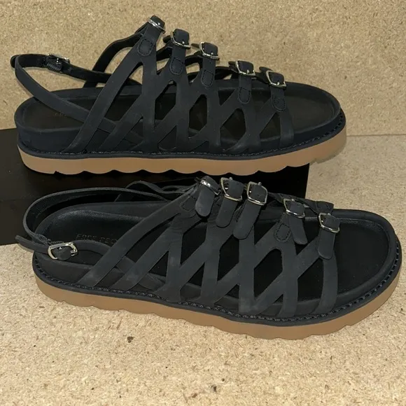 Free People Las Palmas Buckle Sandals (TS11)