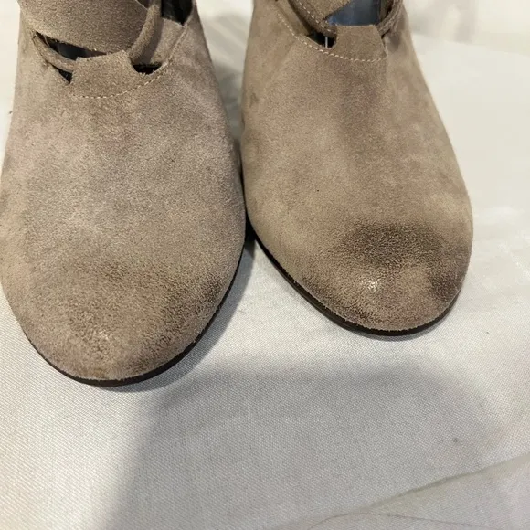 Free People Nouvella Wrap Suede Heels size 38