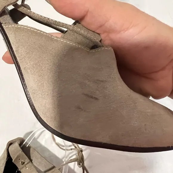 Free People Nouvella Wrap Suede Heels size 38