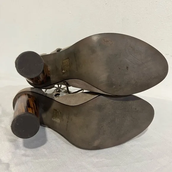 Free People Nouvella Wrap Suede Heels size 38