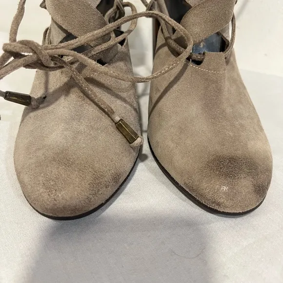 Free People Nouvella Wrap Suede Heels size 38