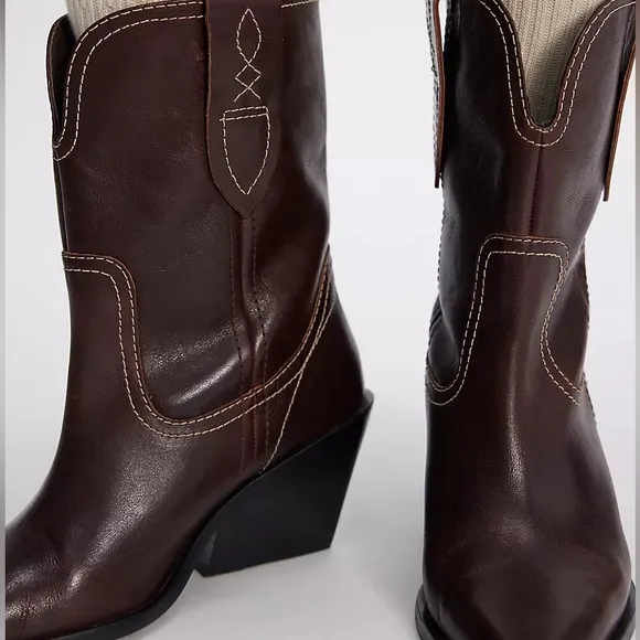 Free People Pitchfork Point Western Boots