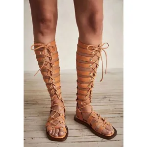 Free People Sun Chaser Tall Gladiator Sandals Size 36