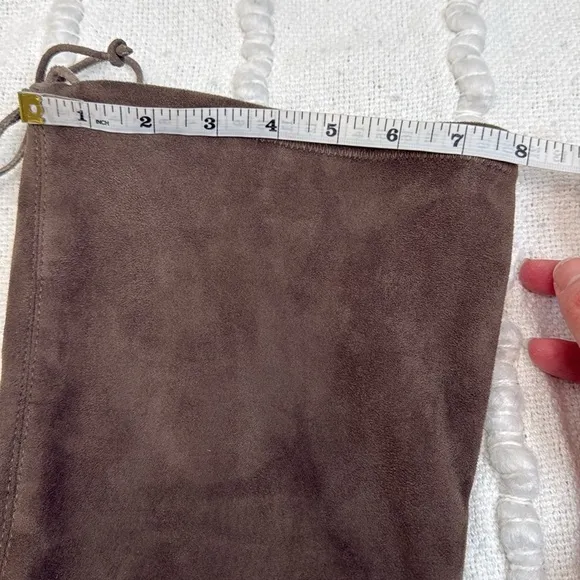 Free People Taupe Brown Suede Over the Knee Boots Coast to Coast Women Size 10