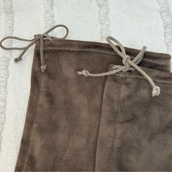 Free People Taupe Brown Suede Over the Knee Boots Coast to Coast Women Size 10