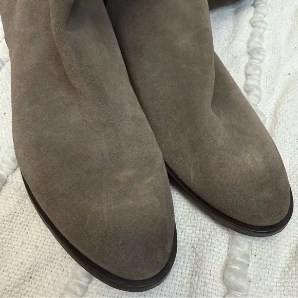 Free People Taupe Brown Suede Over the Knee Boots Coast to Coast Women Size 10