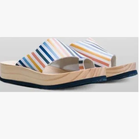 Free People Woodlands Platform Wood Clog Sandals New in Box Size 40 (10)