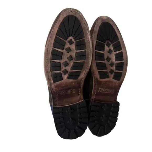 FREEBIRD Men’s Benning Green Leather Boots 10