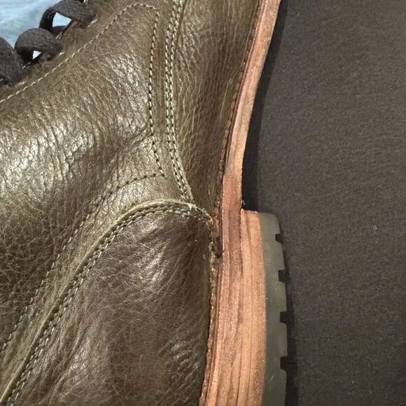 FREEBIRD Men’s Benning Green Leather Boots 10