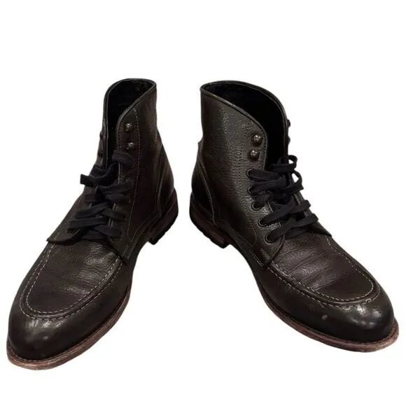 FREEBIRD Men’s Benning Green Leather Boots 10