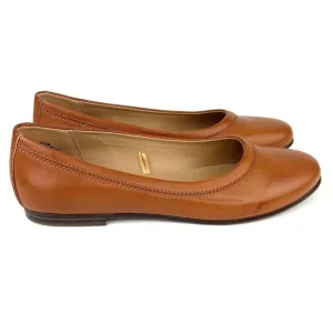 Frye and Co. Rivka Womens Size 7.5M Stitch Ballet Brown Flat