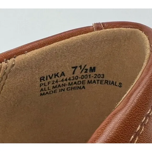 Frye and Co. Rivka Womens Size 7.5M Stitch Ballet Brown Flat