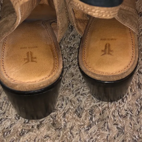 Frye Danica Harness block heel shoes size 7.5