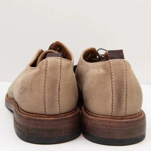 Frye Murray Oxford Shoes Leather Dip Dye Taupe Brown Size 9.5 NWT