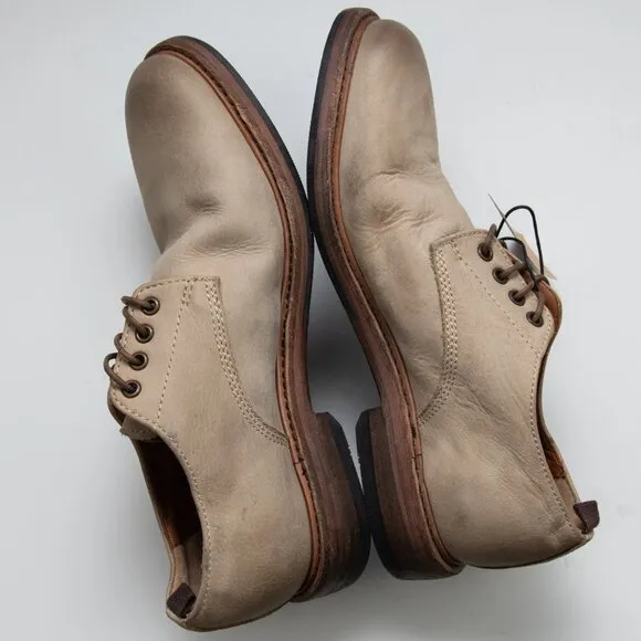 Frye Murray Oxford Shoes Leather Dip Dye Taupe Brown Size 9.5 NWT