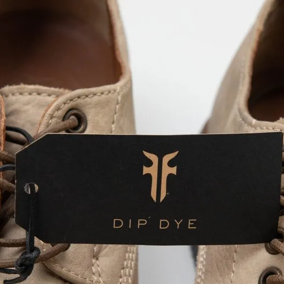 Frye Murray Oxford Shoes Leather Dip Dye Taupe Brown Size 9.5 NWT