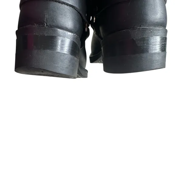 Frye Women’s Harness 8R Black Leather Boots. Size 6 1/2