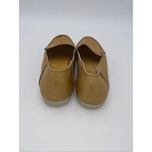 Frye Womens Sedona Venetian Moc Leather Loafer Flats Sz 8.5 Tan Shoes Slip On