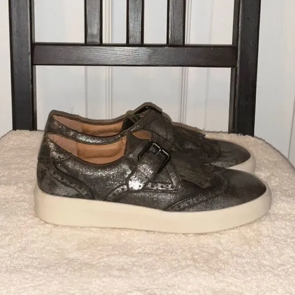 Frye 5.5 Womens Brea Kiltie Sneakers Shoes Slip Ons