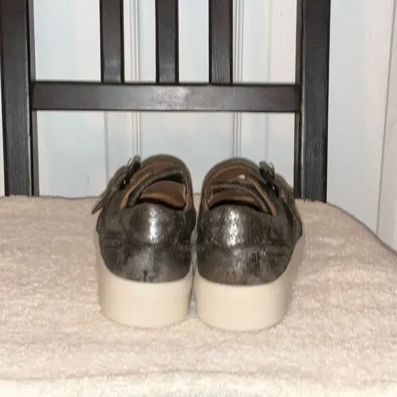 Frye 5.5 Womens Brea Kiltie Sneakers Shoes Slip Ons