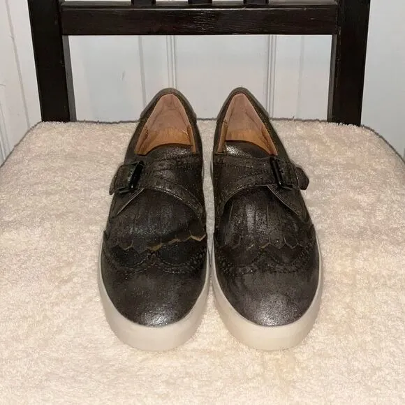 Frye 5.5 Womens Brea Kiltie Sneakers Shoes Slip Ons