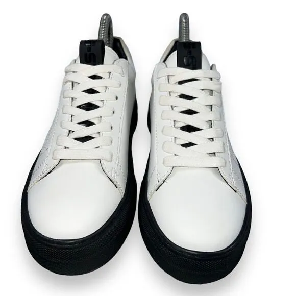G-Star Raw Loam II Pop Casual Leather Sneakers White / Black Women's 7