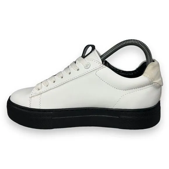 G-Star Raw Loam II Pop Casual Leather Sneakers White / Black Women's 7