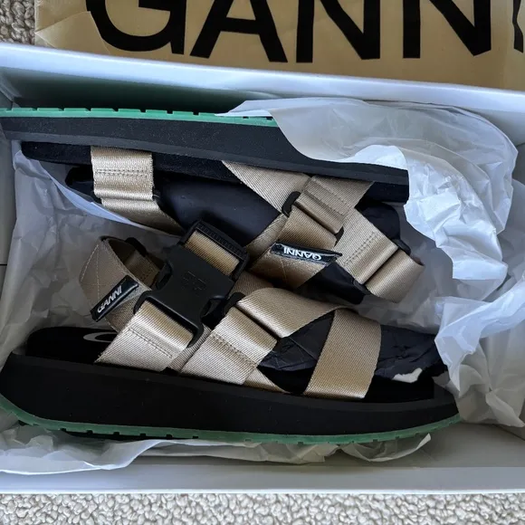 Ganni Performance Webbing sandals