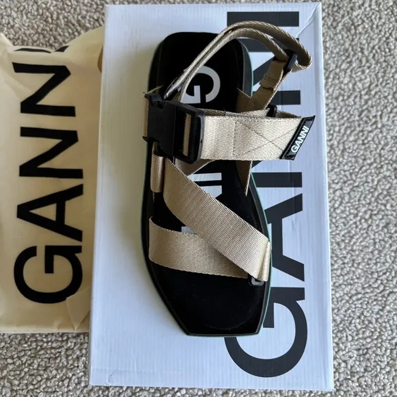 Ganni Performance Webbing sandals