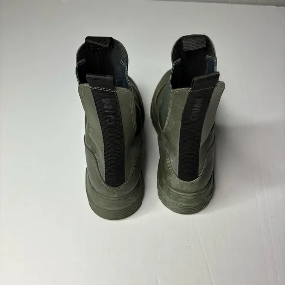 GANNI Recycled rubber Chelsea ankle boots size 39