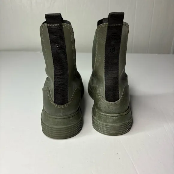 GANNI Recycled rubber Chelsea ankle boots size 39