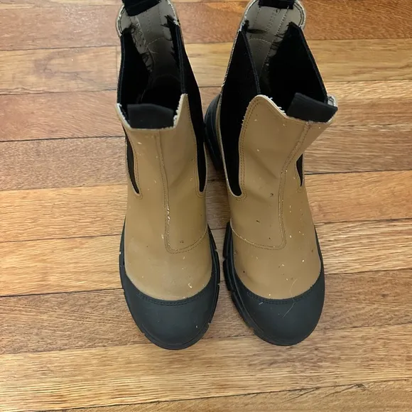 Ganni Recycled Rubber Chelsea boots