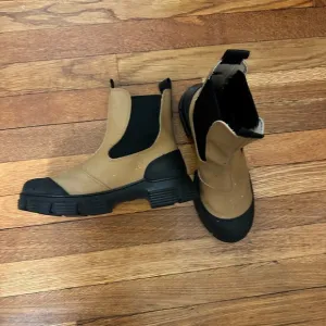 Ganni Recycled Rubber Chelsea boots