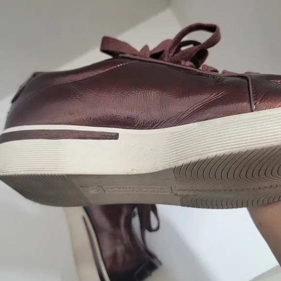 Gentle Souls Kenneth Cole Shoes Wom 7 M Haddle Rose Sneakers Leather Embroidered