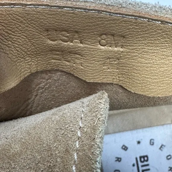 George Brown Bilt Tan Suede Foster Chukka Boots Size 8