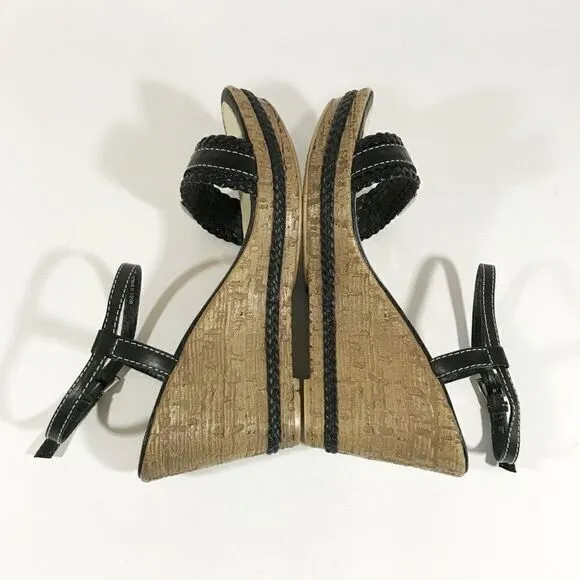 GEOX Faux Cork Wedge Sandals