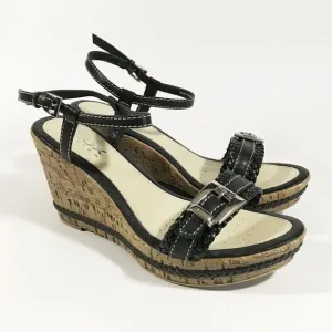 GEOX Faux Cork Wedge Sandals