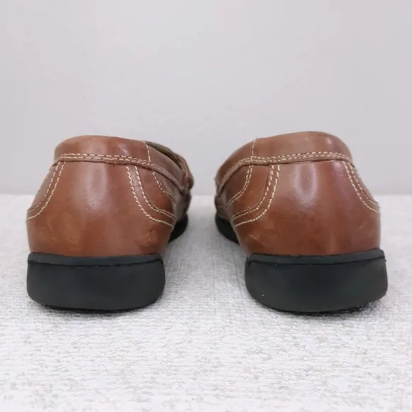 G.H. BASS &amp; CO Fletch Woven Leather Loafers Men's US 12M