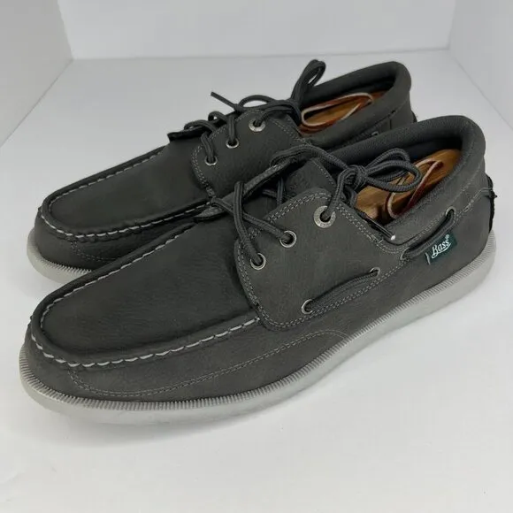 G.H. Bass &amp; Co. Mens 71355310G1 Gray Inshore Synthetic Size 10.5 Boat Shoes