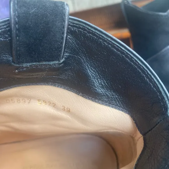 Gianvito Rossi Black Suede Ankle Boots EU 39 US 9
