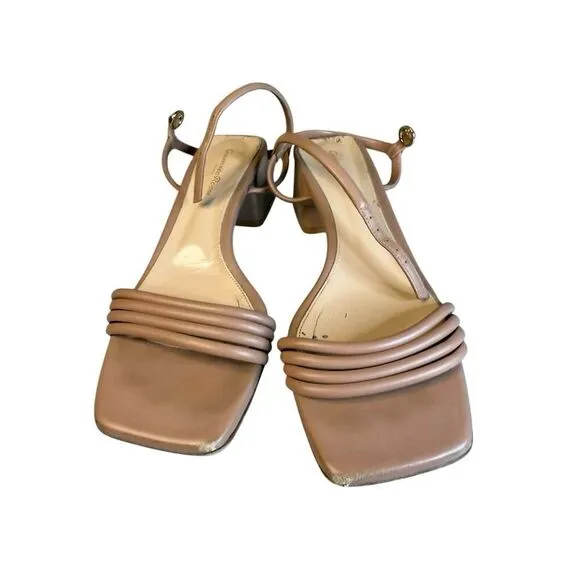 Gianvito Rossi Lena 45 leather Sandals in Blush Pink sz 39.5