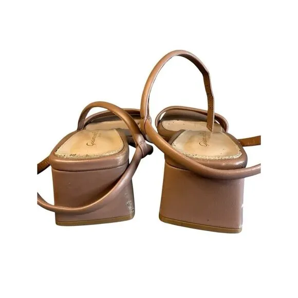 Gianvito Rossi Lena 45 leather Sandals in Blush Pink sz 39.5