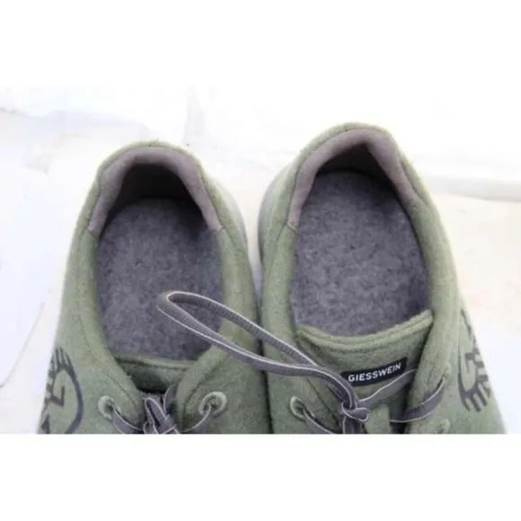 GIESSWEIN wool runner sneakers shoes green mens sz 45 us 12