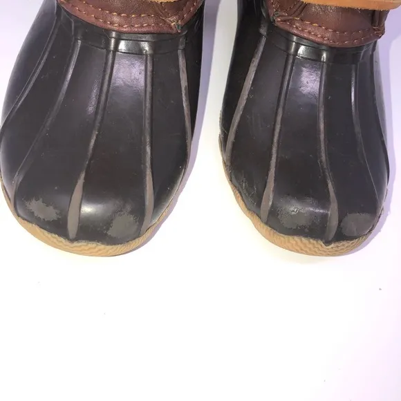 𝅺Girls sperry brown duck boots size 12 kids
