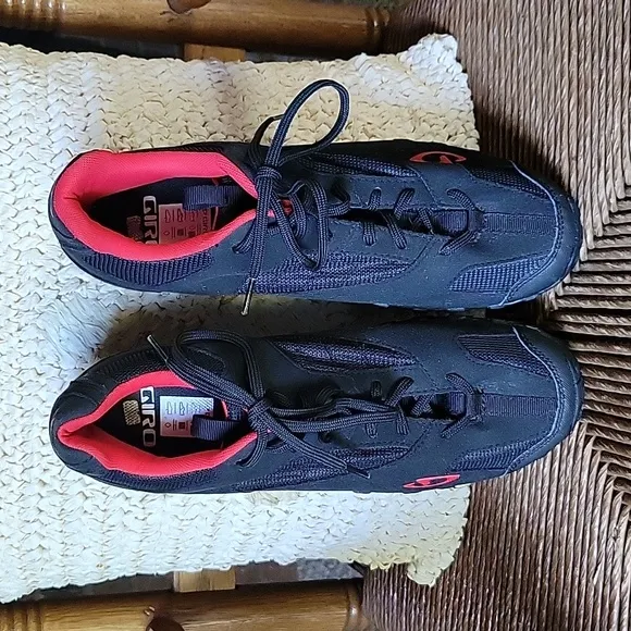 Giro Junction MTB Shoes Performance Exclusive Men's Size US 12 Black Red