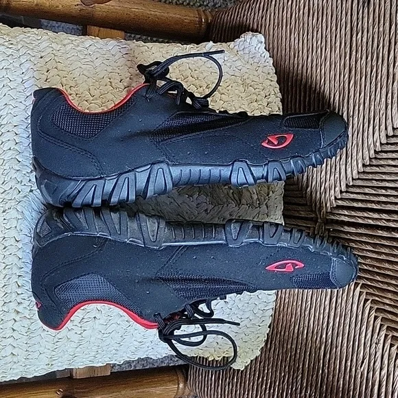 Giro Junction MTB Shoes Performance Exclusive Men's Size US 12 Black Red