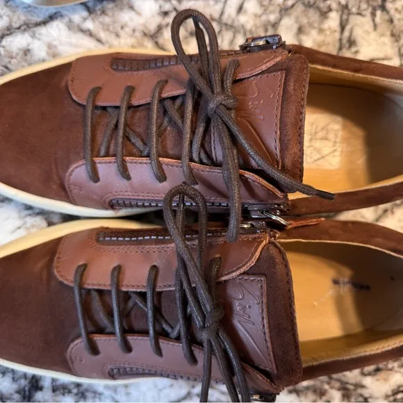 Giuseppe zanotti Brown Leather/suede  Men's Shoes