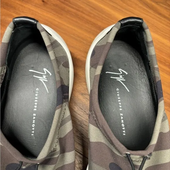 Giuseppe Zanotti 'Light Jump Lt1' Sneakers Camo Mens 42 Eur MSRP $750 WORN ONCE